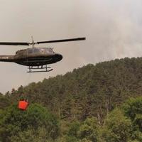 Ugašen požar u blizini Bugojna: Helikopteri OS BiH imali više od 15 sati leta, izbačeno 74.000 litara vode