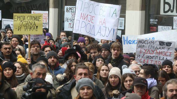 Srbija Beograd Protesti - Avaz