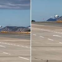 Drama u Dubrovniku: Bura "nosila" avion pri slijetanju 