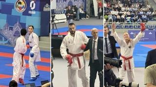 Karatisti ponovo obradovali domovinu: Anes Bostandžić, Marina Kurteš i Emina Sipović se u BiH vraćaju s medaljama