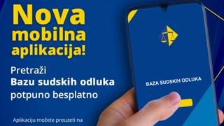 VSTV: Pravosudnoj zajednici i građanima dostupna mobilna aplikacija za korištenje Baze sudskih odluka 