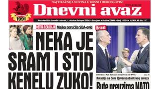 U današnjem "Dnevnom avazu" čitajte poruku majke Srebrenice Keneli Zuko: Neka je sram i stid