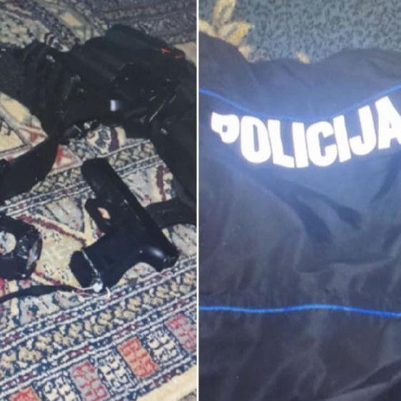 Policijska akcija u Bihaću: Priveli mladića zbog razbojništva, pronašli mu oružje, vojnu i policijsku uniformu, predmete za vezivanje