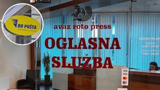 Sjećanja i smrtovnice za objavu u "Dnevnom avazu" možete predati u 109 poslovnica JP BH Pošta d.o.o