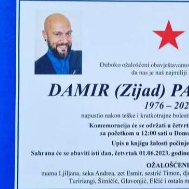 Poznat datum posljednjeg ispraćaja Damira Pašića Daddyja