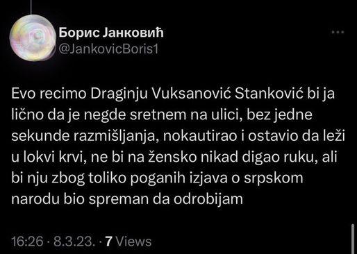 Prijetnja Vuksanović-Stanovković - Avaz