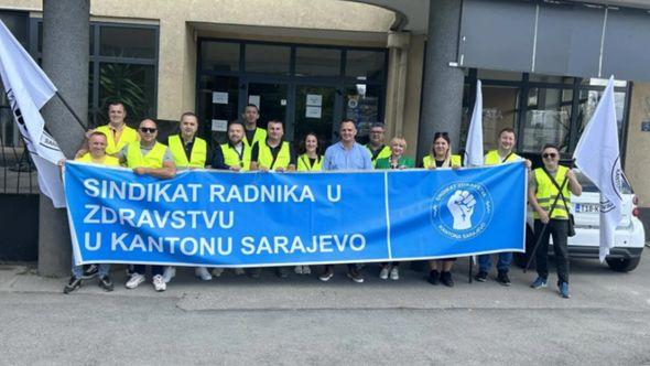 sindikat radnika u zdravstvu u kantonu sarajevo - Avaz