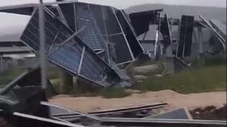 Video / Pogledajte šta je nevrijeme uradilo solarnim panelima kod Trebinja
