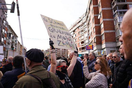 Protesti ispred zgrade OHR-a - Avaz