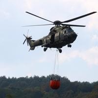 Helikopteri OS BiH nisu gasili požar na Ponijerima