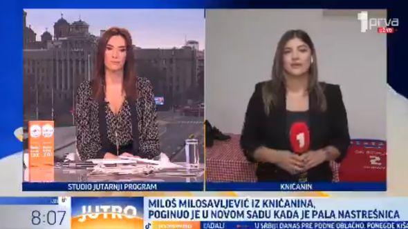 Reporterka: Slomila se u programu uživo - Avaz