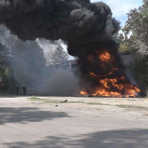 Požar na deponiji u Brčkom