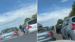 Video / Drama na bh. cesti: Potukli se vozači, smirivale ih žene