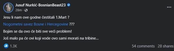 Nurkić na Facebooku - Avaz