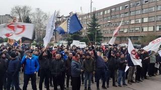 Okončan dvosatni protest radnika ArcelorMittala Zenica