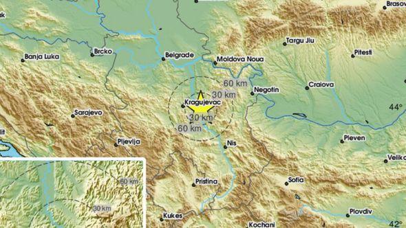 EMSC zabilježio zemljotres u Srbiji - Avaz