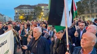 Stotine ljudi na protestu za Palestinu u Zagrebu