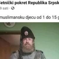 Skandalozan profil na Facebooku: Predstavlja se kao četnik i govori da bi klao muslimansku djecu!