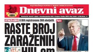 U današnjem "Dnevnom avazu" čitajte: Raste broj zaraženih HIV-om