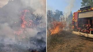 Izbio požar između Breze i Ilijaša: Vatrogasci na terenu, sumnja se na ljudski faktor