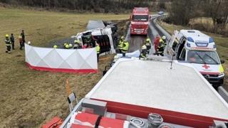 Vozač iz BiH teško povrijeđen u prevrtanju kamiona