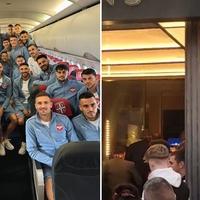 Fudbaleri Srbije stigli u Njemačku, navijači napravili "haos" ispred hotela
