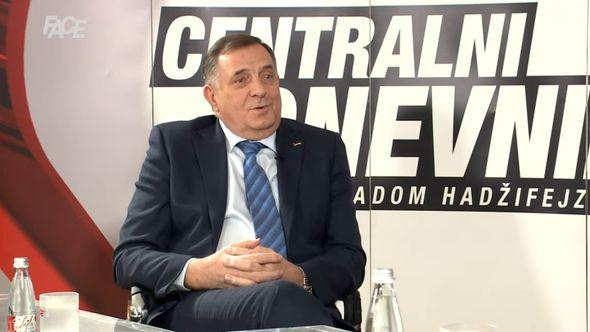 Dodik u Centralnom dnevniku na Face TV - Avaz