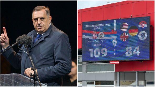 Dodik i video-bilbord - Avaz