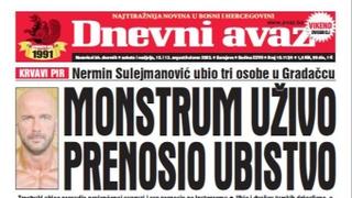 U dvobroju "Dnevnog avaza" čitajte: Monstrum uživo prenosio ubistvo