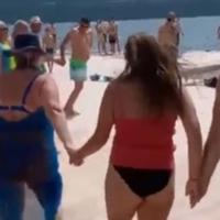 Zaigrali kolo na neumskoj plaži, pa ih zaustavio policajac