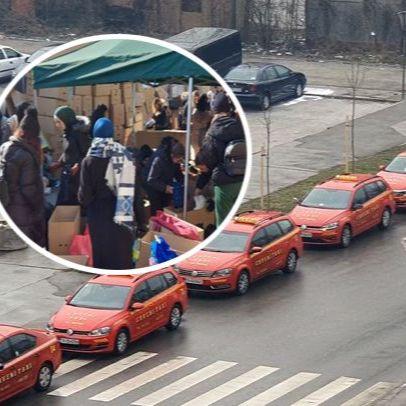 Crveni Taxi se srdačno odazvao akciji: Ponudio 14 vozila za prevoz volontera Pomozi.ba