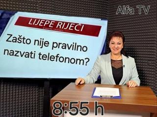 Zašto nije pravilno nazvati telefonom?