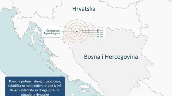 Mapa Trgovske gore - Avaz