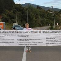 Blokiran prilaz administrativnom prijelazu Jarinje sa Kosovom