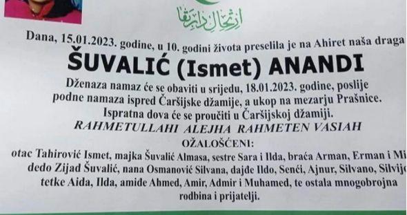 Anandi Šuvalić - Avaz