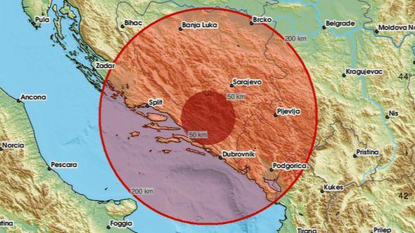 Zemljotres u Hercegovini - Avaz