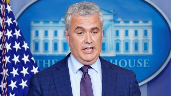 White House COVID-19 Response Coordinator Jeff Zients speaks during a press briefing at the White House, April 13, 2021, in Washington. - Avaz