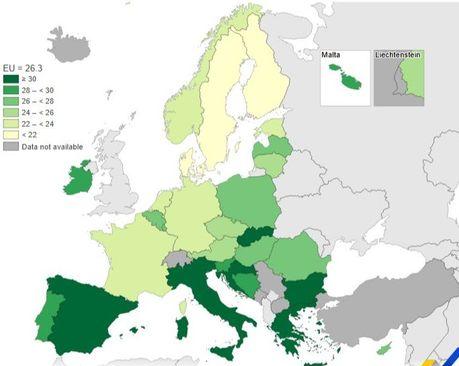 Mapa Eurostata - Avaz