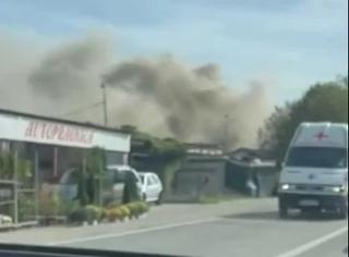 Požar na sarajevskoj pijaci Stup: Gorio fast-food