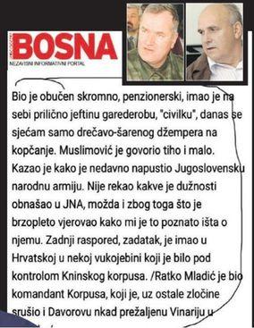 Faksimil iz kolumne na portalu „Slobodne Bosne“ od 17. novembra 2017. godine u kojoj je Senad Avdić opisao svoj početak i kraj saradnje s Fikretom Muslimovićem - Avaz