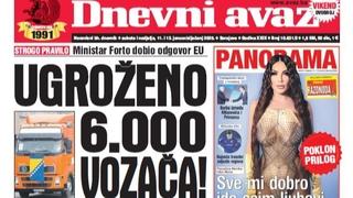 U dvobroju "Dnevnog avaza" čitajte kako je ugroženo 6.000 vozača