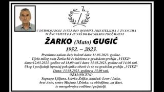 Preminuo Žarko Gugić, privrednik iz Viteza