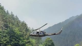 Lokaliziran požar na Krivodolu, u gašenju sudjelovao i helikopter OS BiH