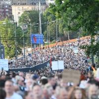 Završen deveti protest "Srbija protiv nasilja"