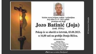 Ovo je Jozo Batinić kojeg je automobilom usmrtio Mahir Petrović pa pobjegao!