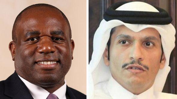 David Lammy i Mohammed bin Abdulrahman Al-Thani - Avaz