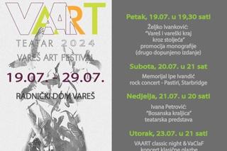 Promocije knjiga, koncerti i predstave na programskoj ponudi Vareš Art Festivala