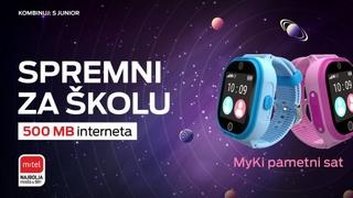 Povratak u školu uz m:tel Kombinuj:S Junior tarifu i Myki pametni sat