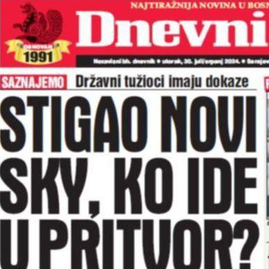 U današnjem "Dnevnom avazu" čitajte: Stigao novi Sky, ko ide u pritvor?