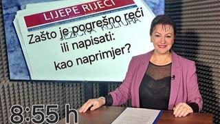 Zašto je pogrešno reći ili napisati: kao naprimjer?